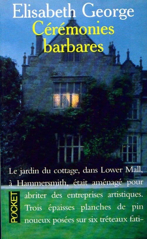 Cérémonies barbares - Elizabeth George