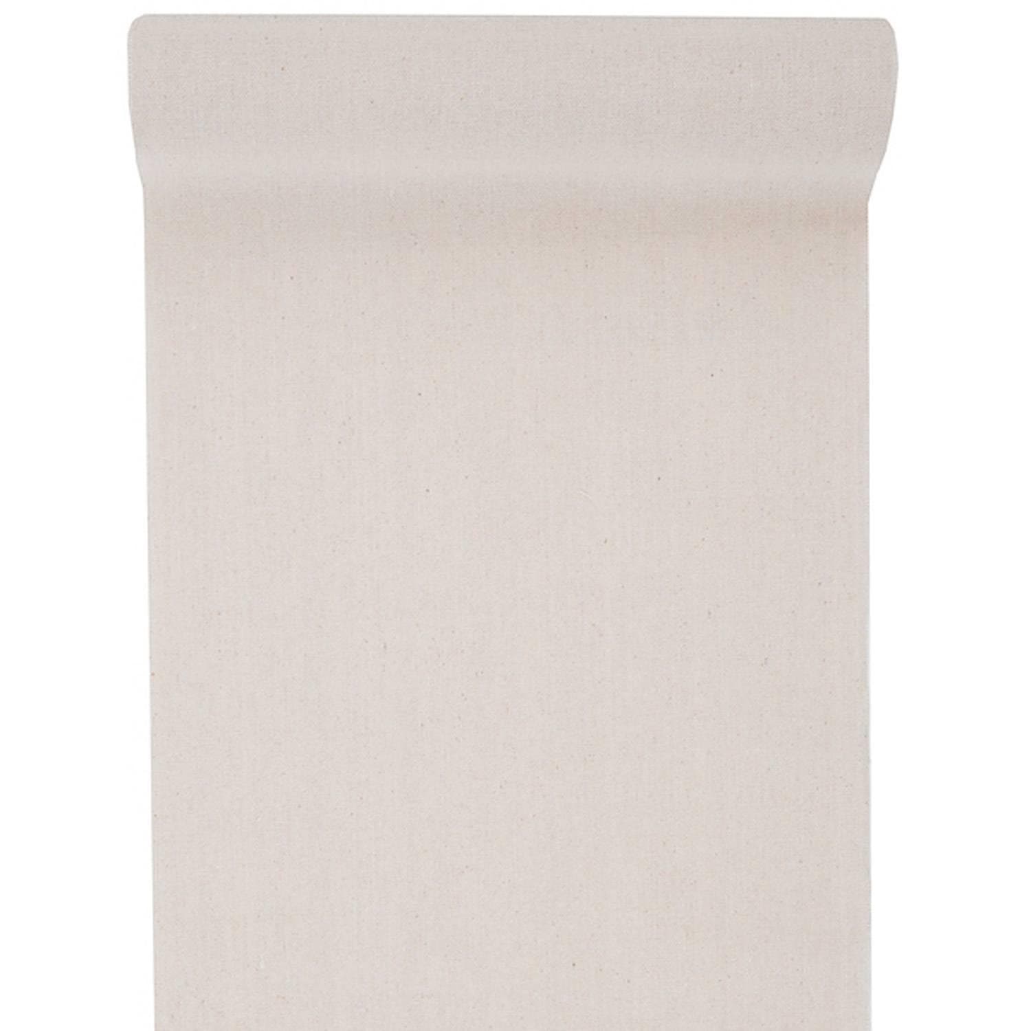 Chemin de Table Coton uni, Naturel